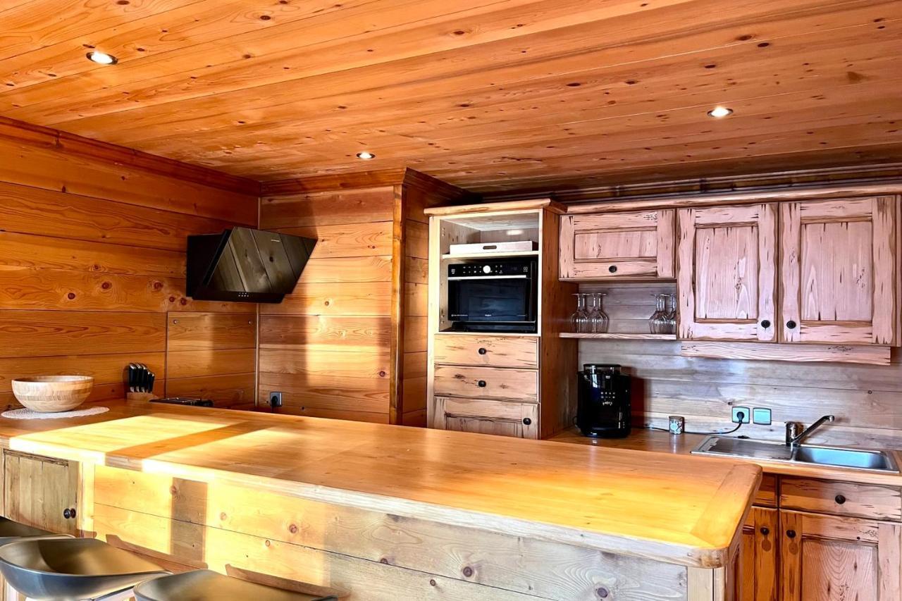 Chic And Cosy Apt With Balcony In Megève Kültér fotó